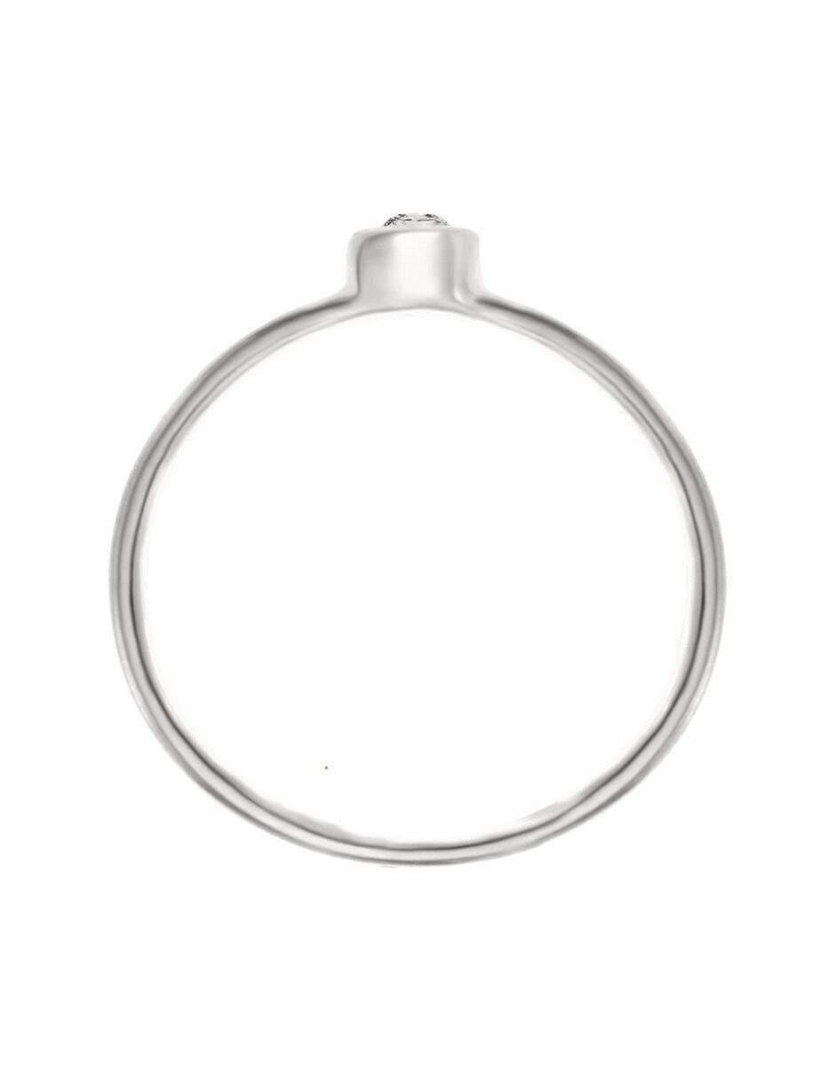 Solitario de oro 14 k Venus diamante 2