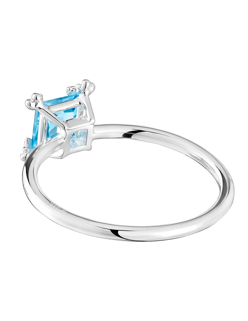 Anillo cuadrado Color Pills P 925 de plata topacio brillante 3
