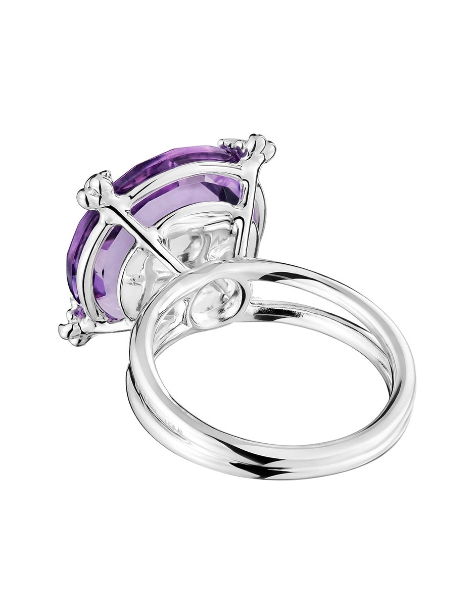 Anillo Color Pills P 925 de plata amatista brillante 3