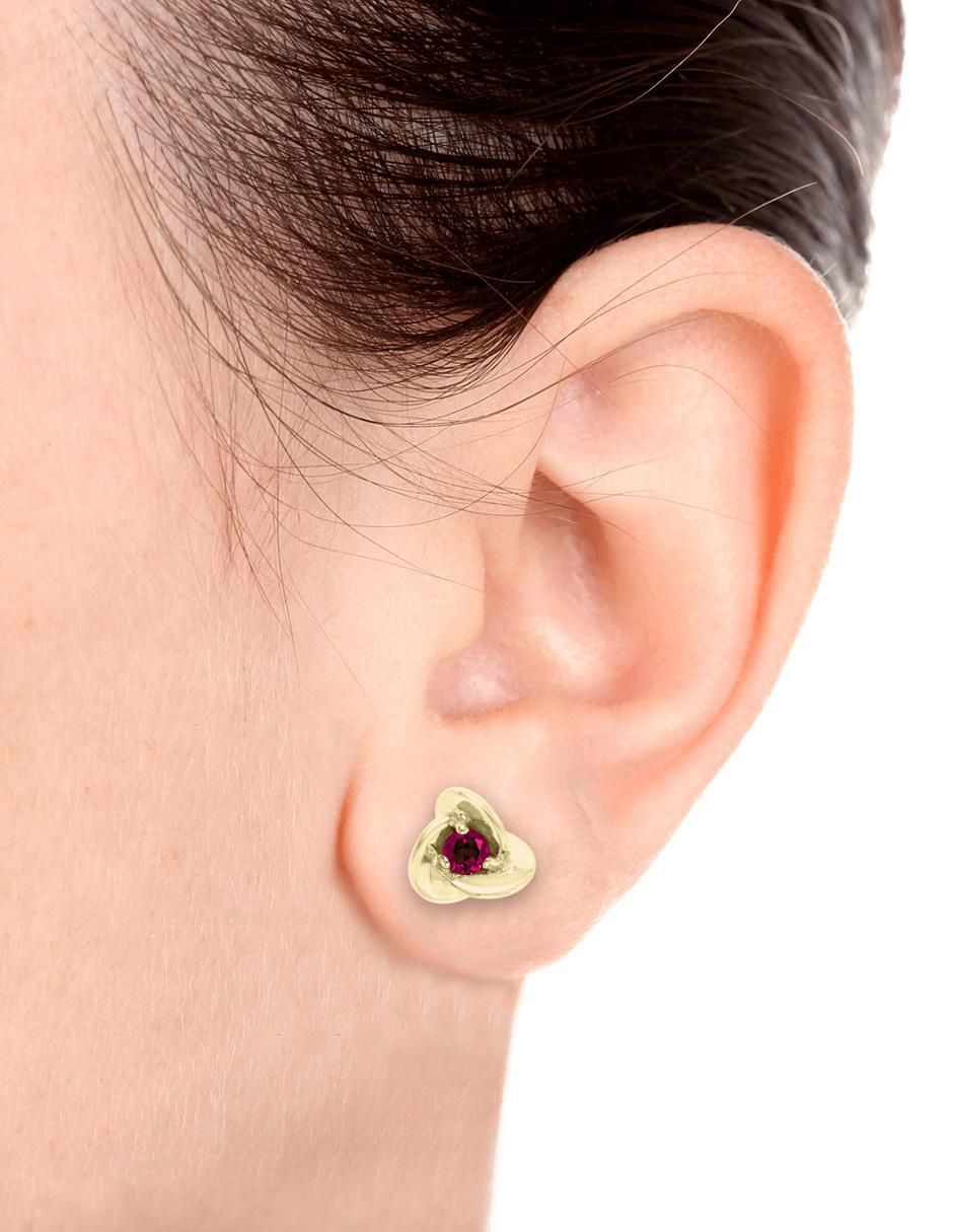 Corto "de (si aplica)" flor sin licencia fascinare kamill "de" oro 14 k rubí