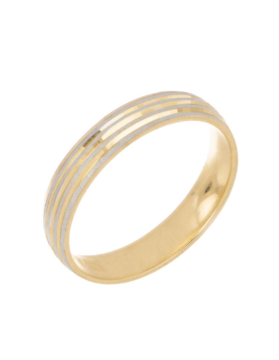 Argolla de oro amarillo 14 k