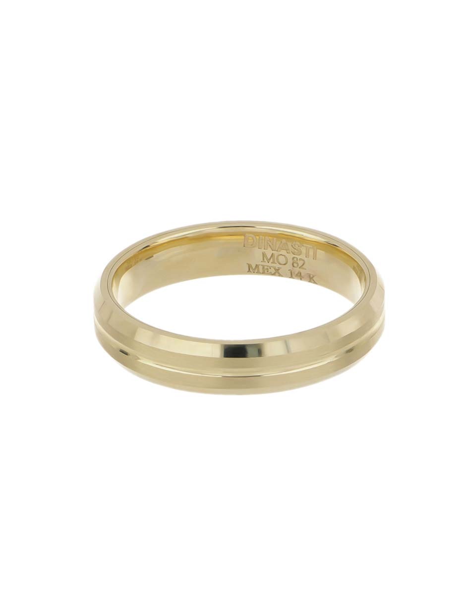 Argolla de oro amarillo 14 k
