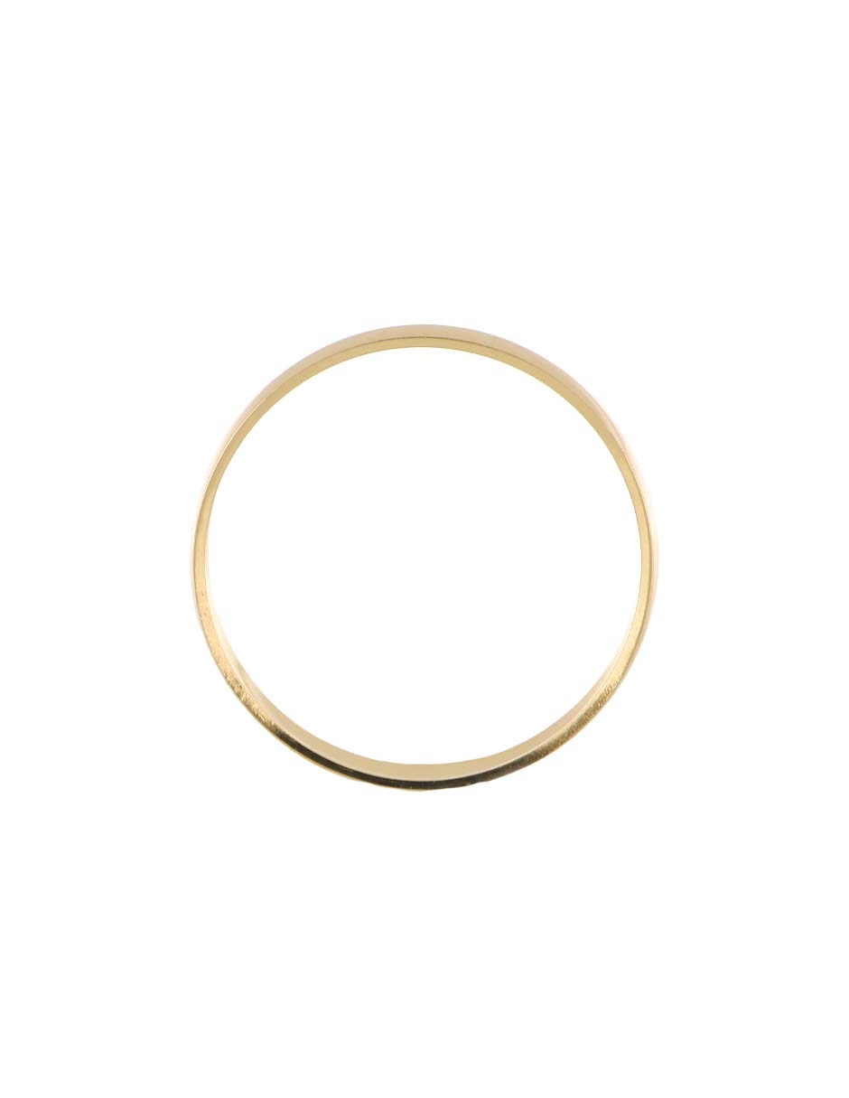Argolla de oro amarillo 14 k 3