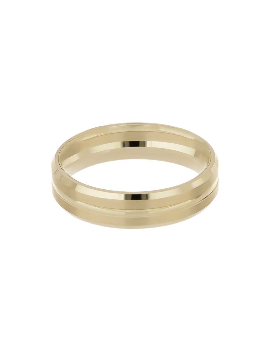 Argolla de oro amarillo 14 k