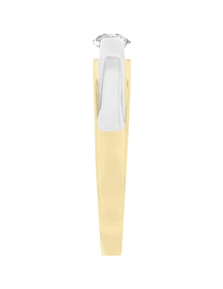 Solitario de oro 14 k Creati diamante 5