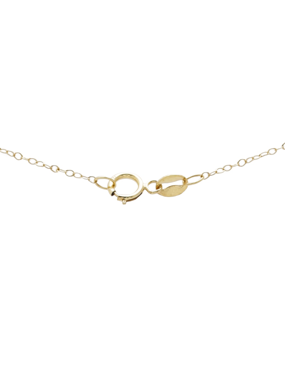 Collar ovalado de oro 14 K 5
