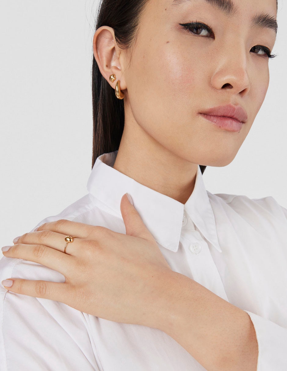 Anillo Balloon 18 k de oro brillante 5