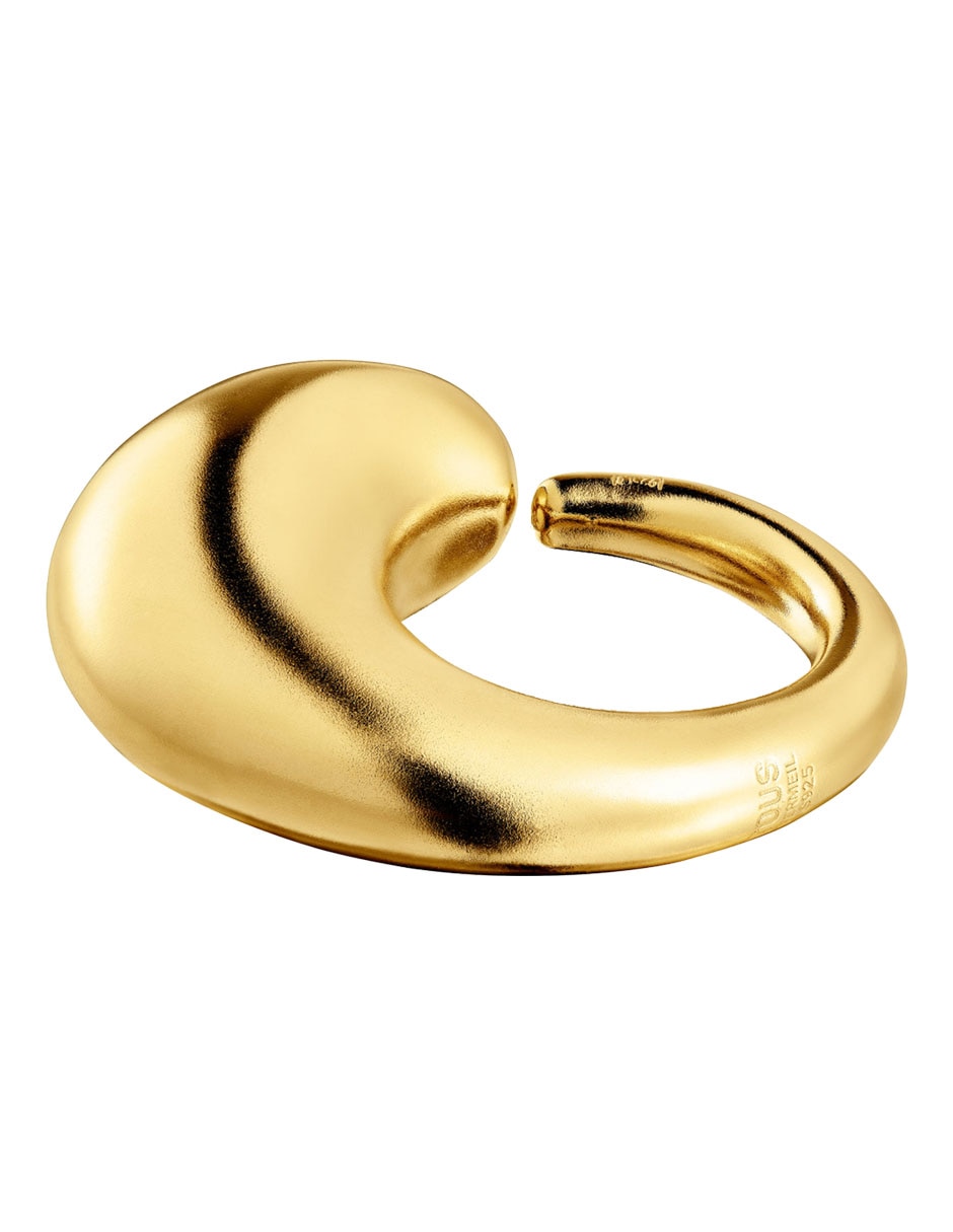 Anillo semicircular Balloon P 925 de plata vermeil brillante 6