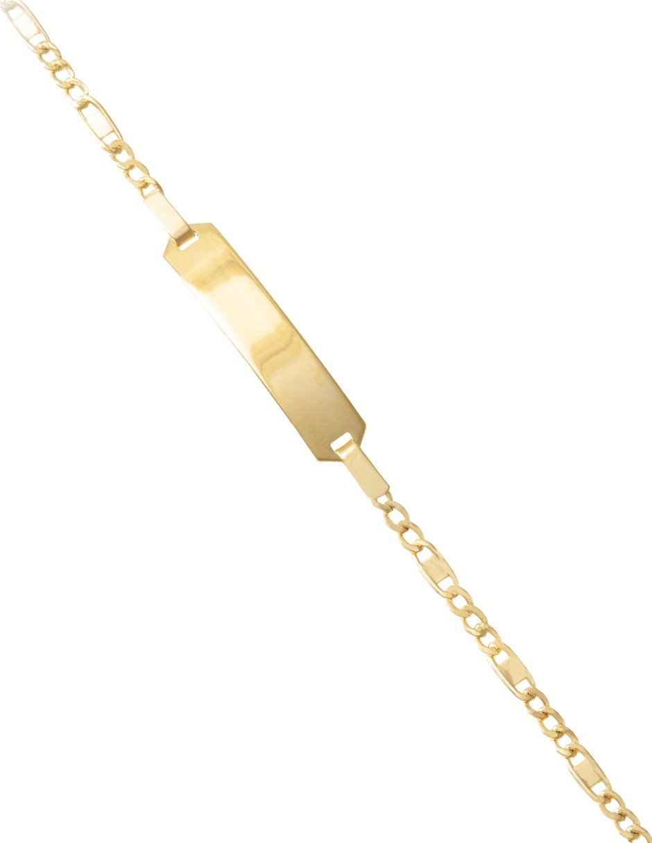 Esclava de oro 14 K con acabado brillante 2