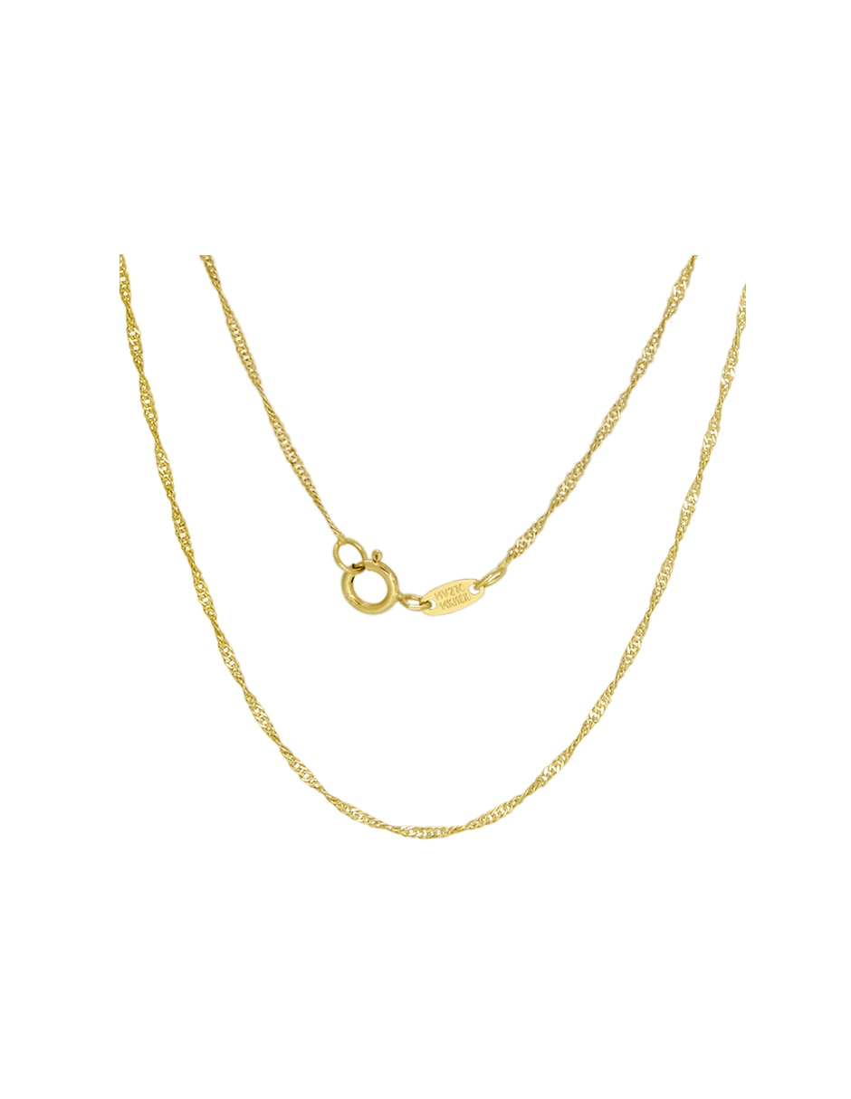 Colgante Y Dije ovalada méxico de oro amarillo 14 K 2