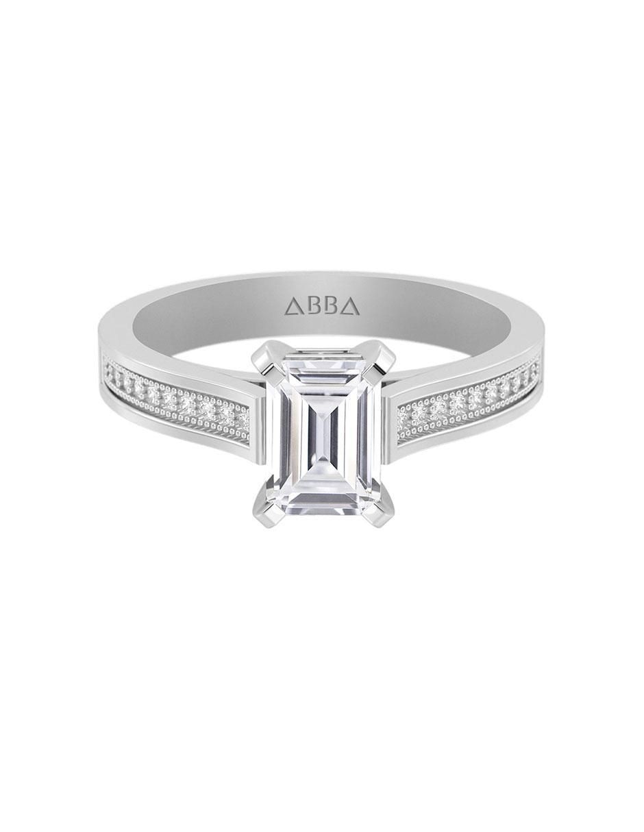 Anillo de compromiso de oro 10 k