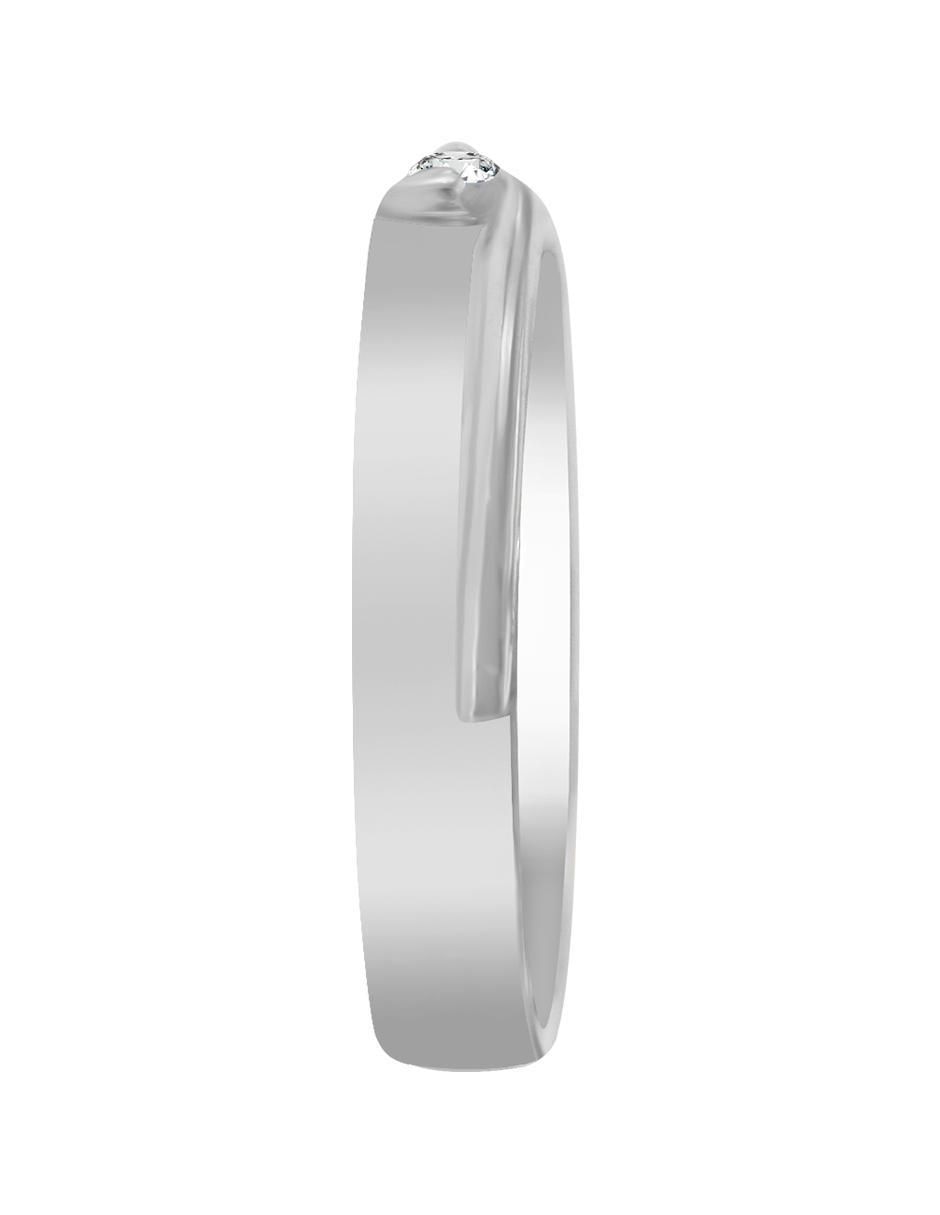 Argolla de oro 14 k Tabita diamante 5
