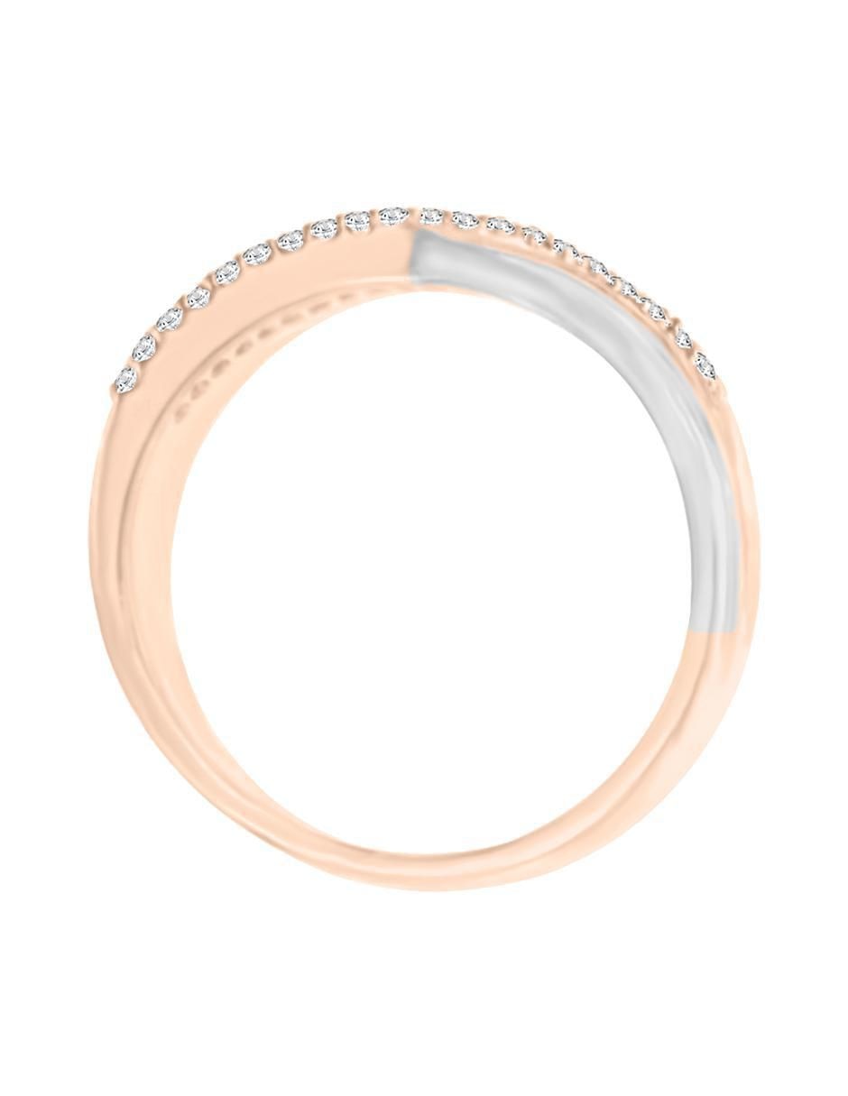 Argolla de oro 14 k Asaf diamante 2