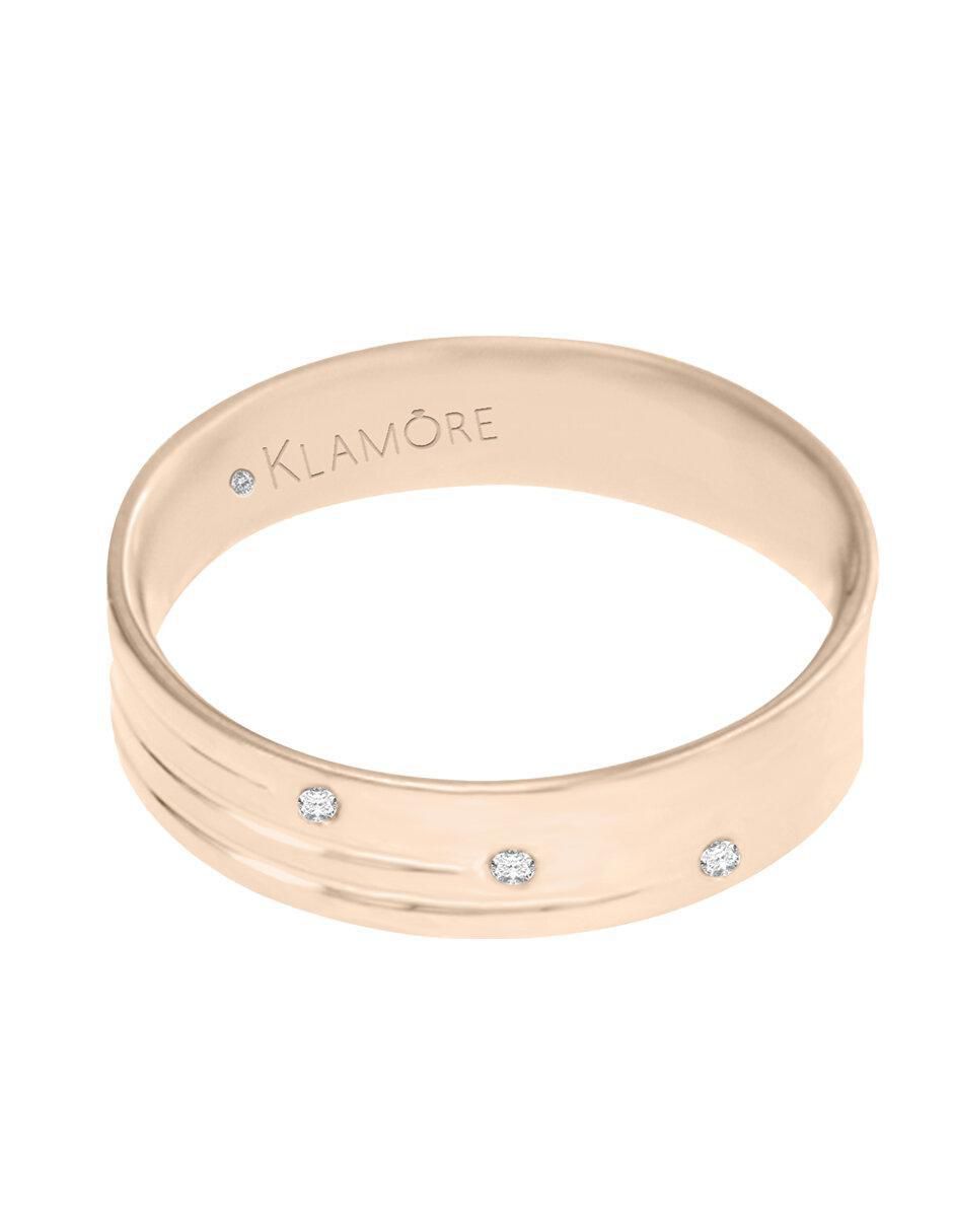 Argolla de oro 14 k Timeless diamante Argolla de oro 14 k Timeless diamante