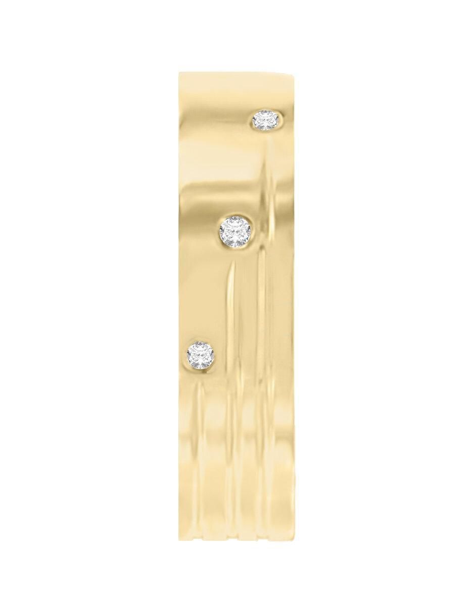 Argolla "de" oro 14 k klamore diamante
