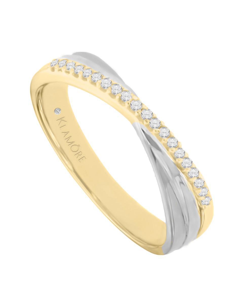 Argolla de oro 14 k Asaf diamante 2