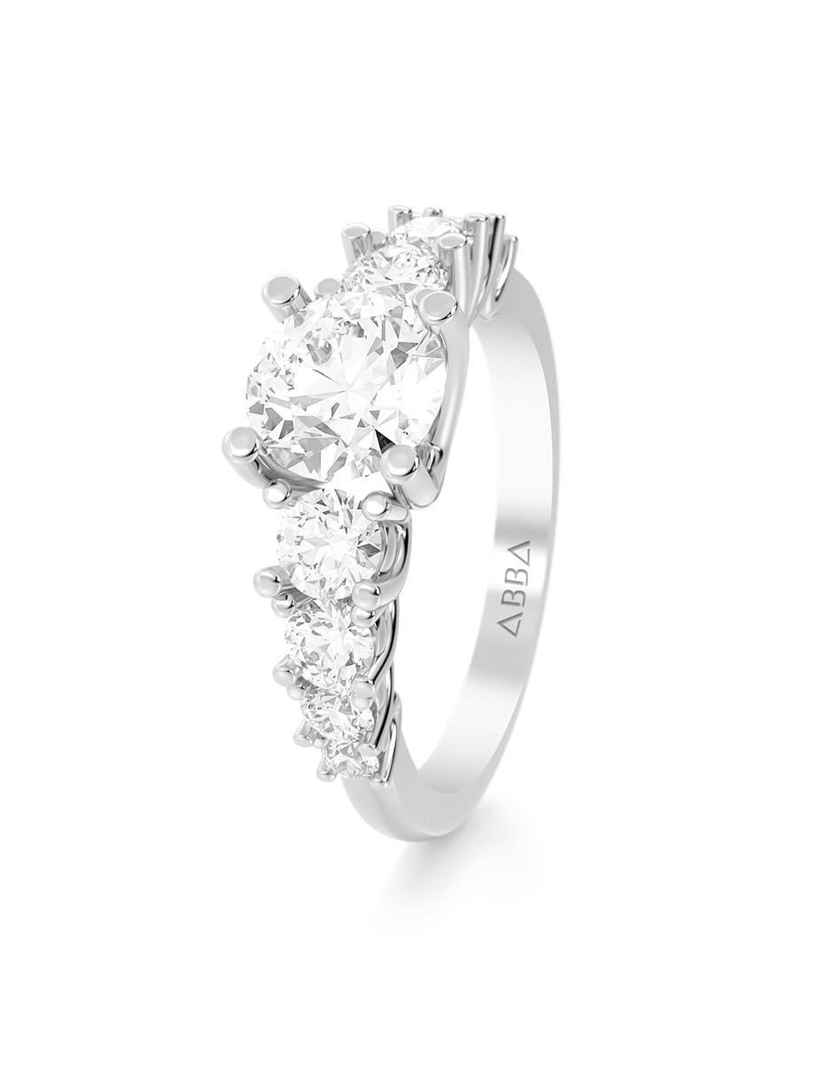 Anillo de compromiso de oro 14 k 2