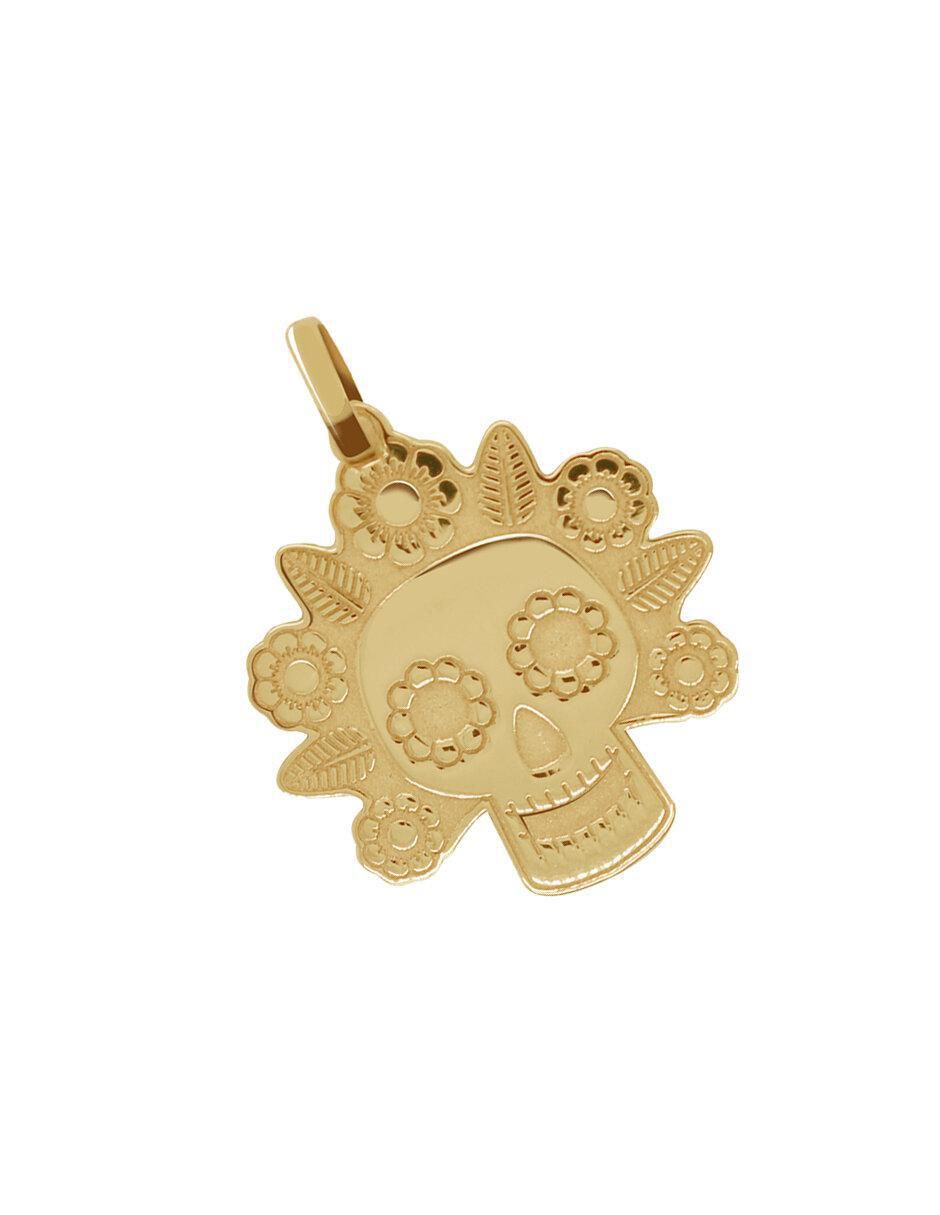 Dije de calavera de oro 14 K 2