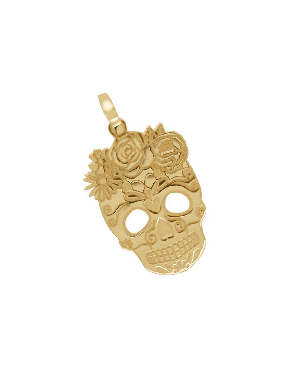Dije de catrina de oro 14 K 2