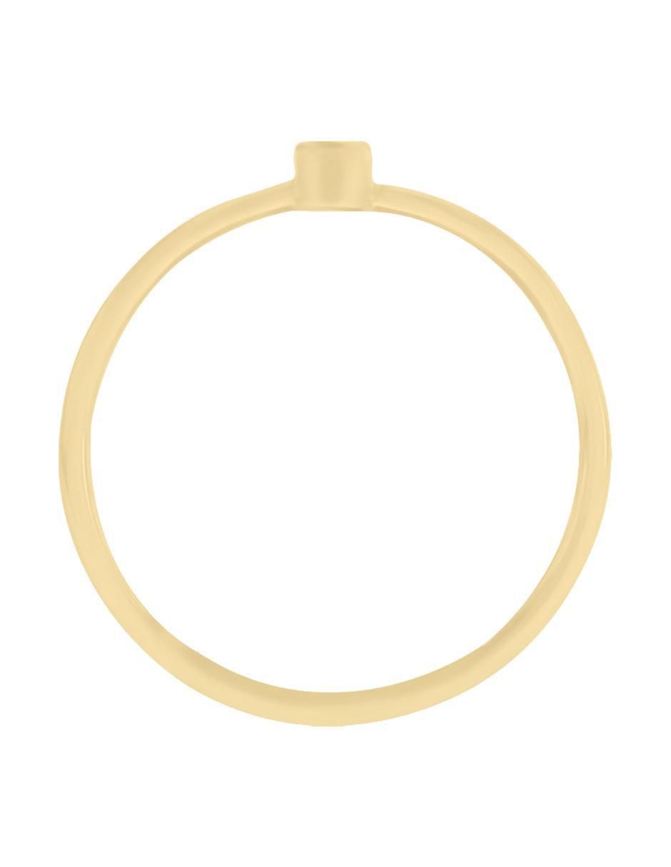 Anillo New Day 14 k de oro zafiro pulido 2