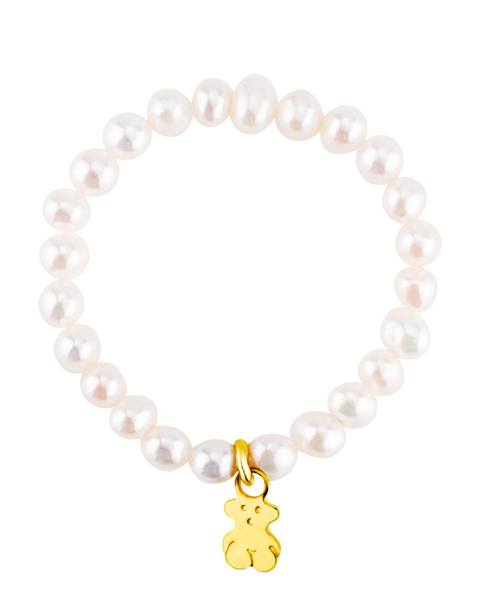 Anillo Pearls 18 k de oro amarillo perla brillante 3