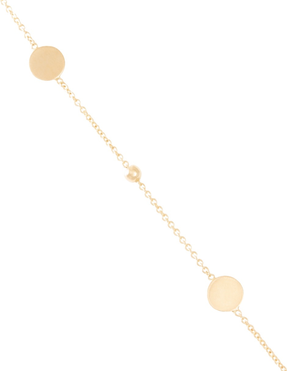 Pulsera de oro 14 K con acabado brillante 2