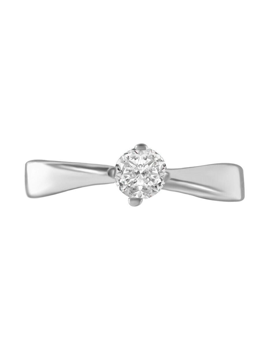 Solitario de oro 14 k Daila diamante