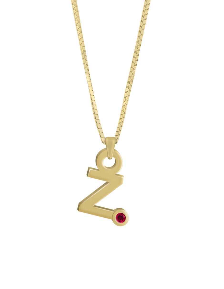 Collar de letras Gardenia de oro 14 K Collar de letras Gardenia de oro 14 K