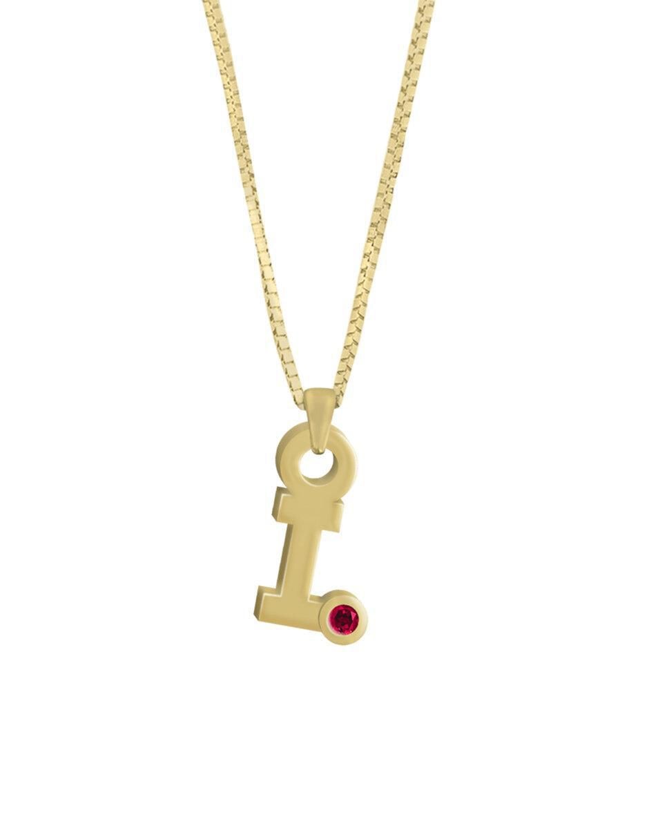 Collar de letras Gardenia de oro 14 K Collar de letras Gardenia de oro 14 K