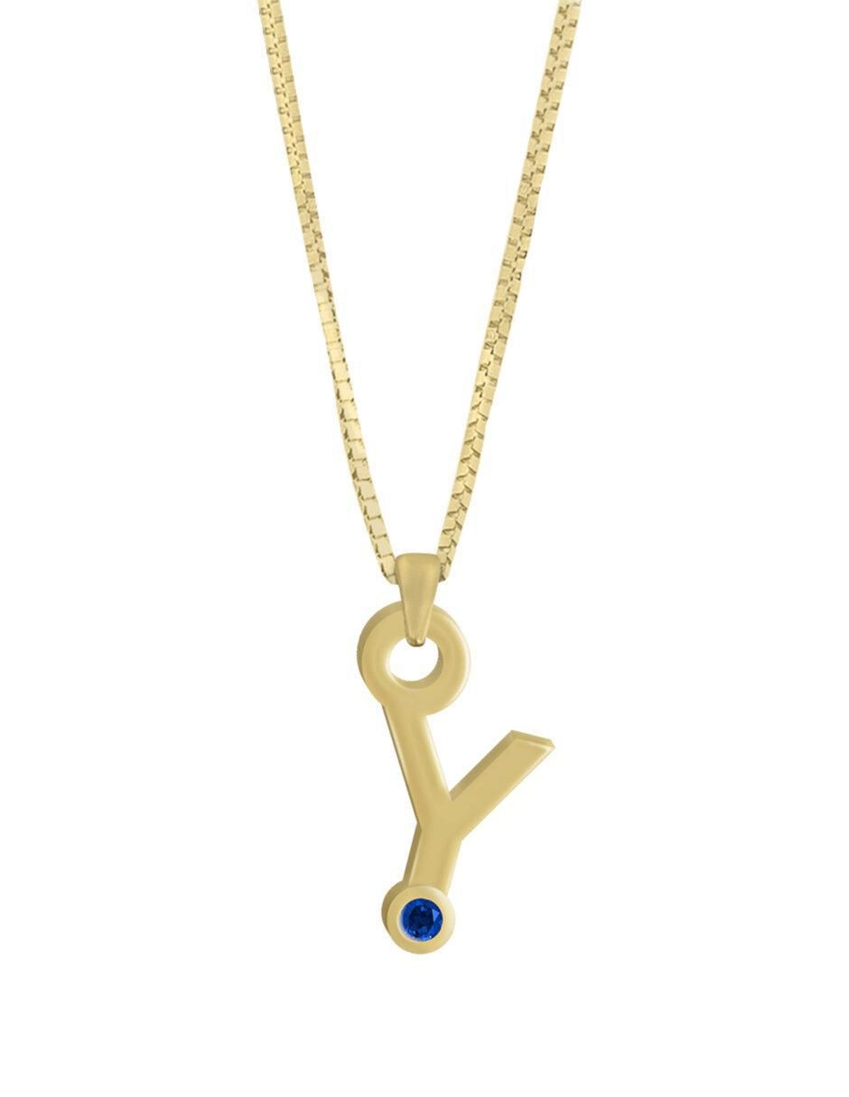 Collar de letras Gardenia de oro 14 K Collar de letras Gardenia de oro 14 K