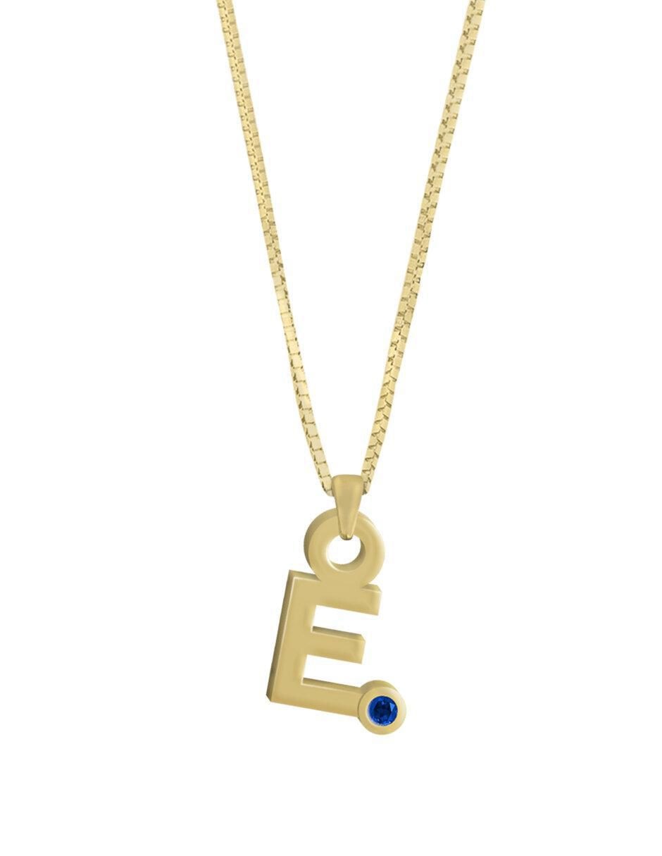 Collar de letras Gardenia de oro 14 K Collar de letras Gardenia de oro 14 K