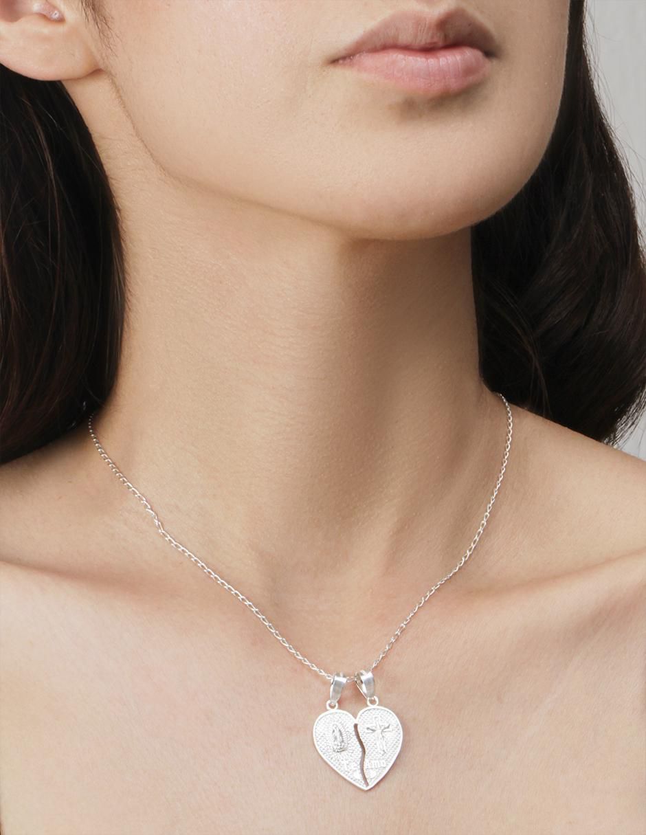 Dije de corazón de plata P 925 3