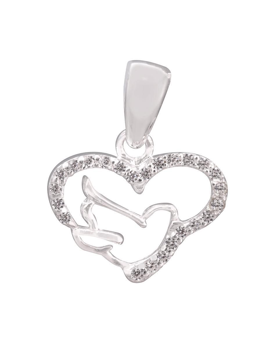 Dije de corazón de plata P 925