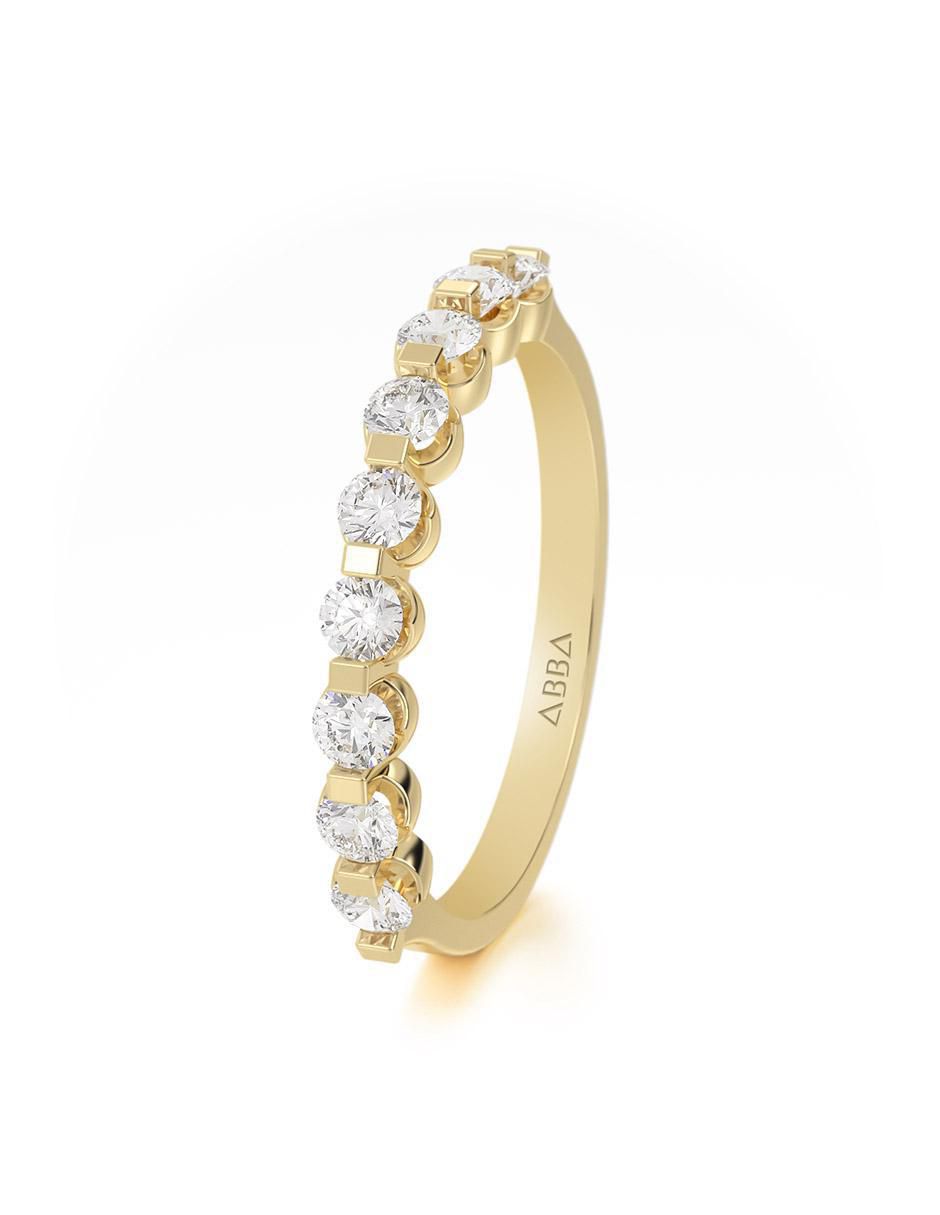Churumbela "de" oro 14 k abba joyas sin familia zirconia