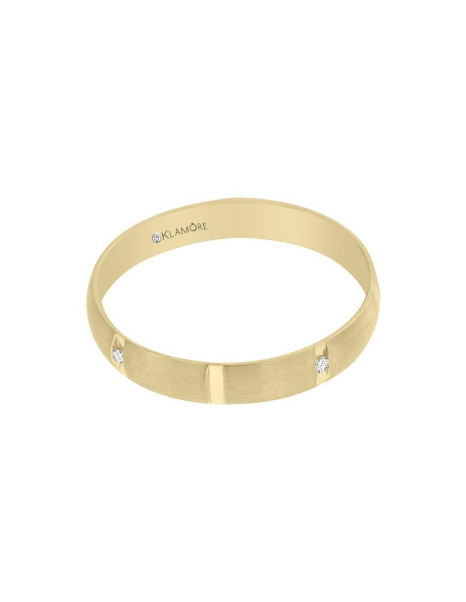 Argolla de oro 14 k Lea