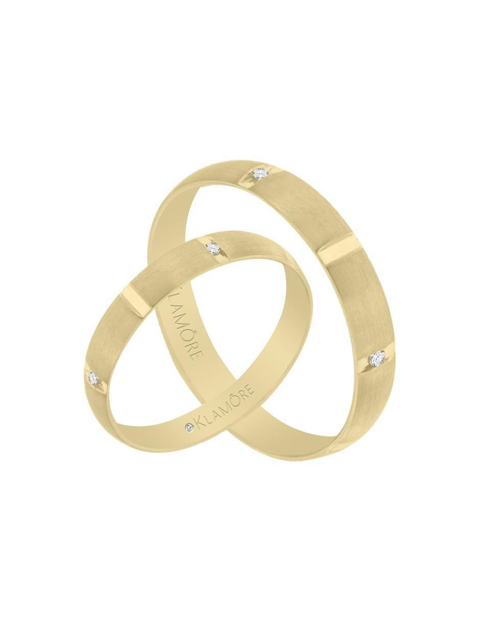 Argolla "de" oro 14 k klamore sin gema