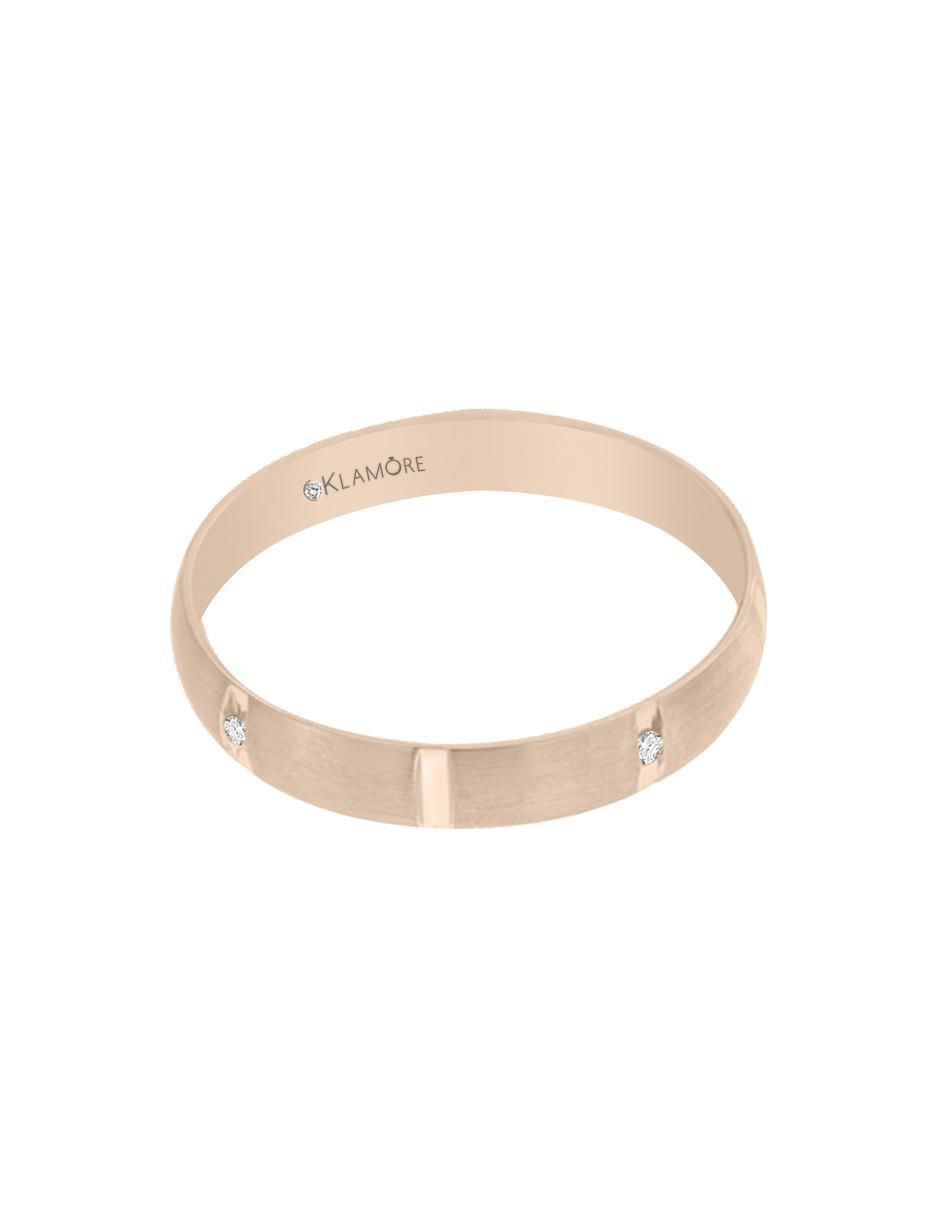 Argolla de oro 14 k Lea 1