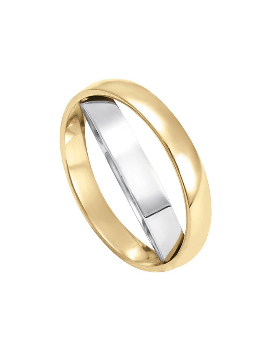 Argolla "de" oro 14 k klamore sin gema