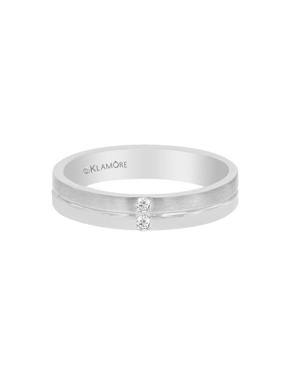 Argolla de oro 14 k Carlee diamante