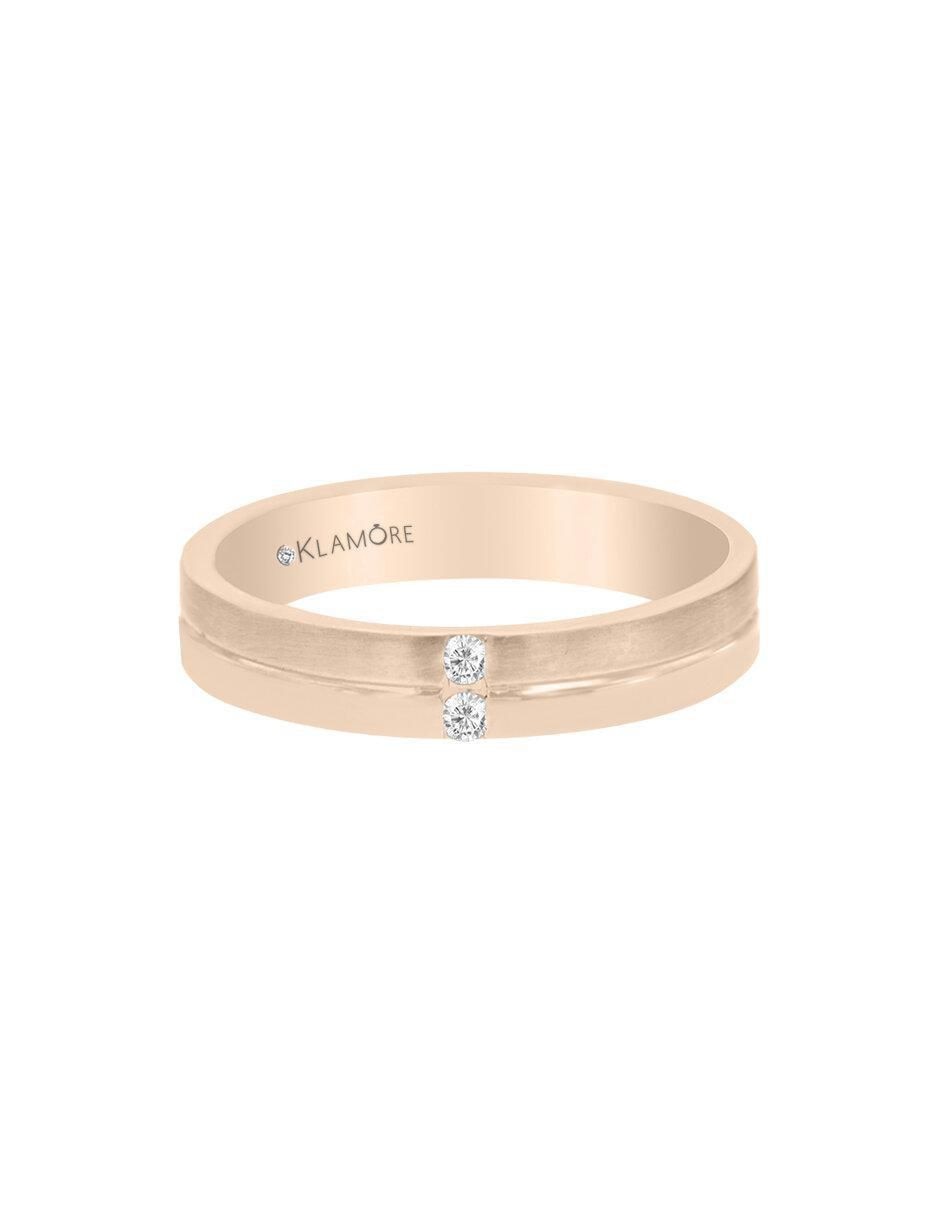 Argolla de oro 14 k Carlee diamante Argolla de oro 14 k Carlee diamante