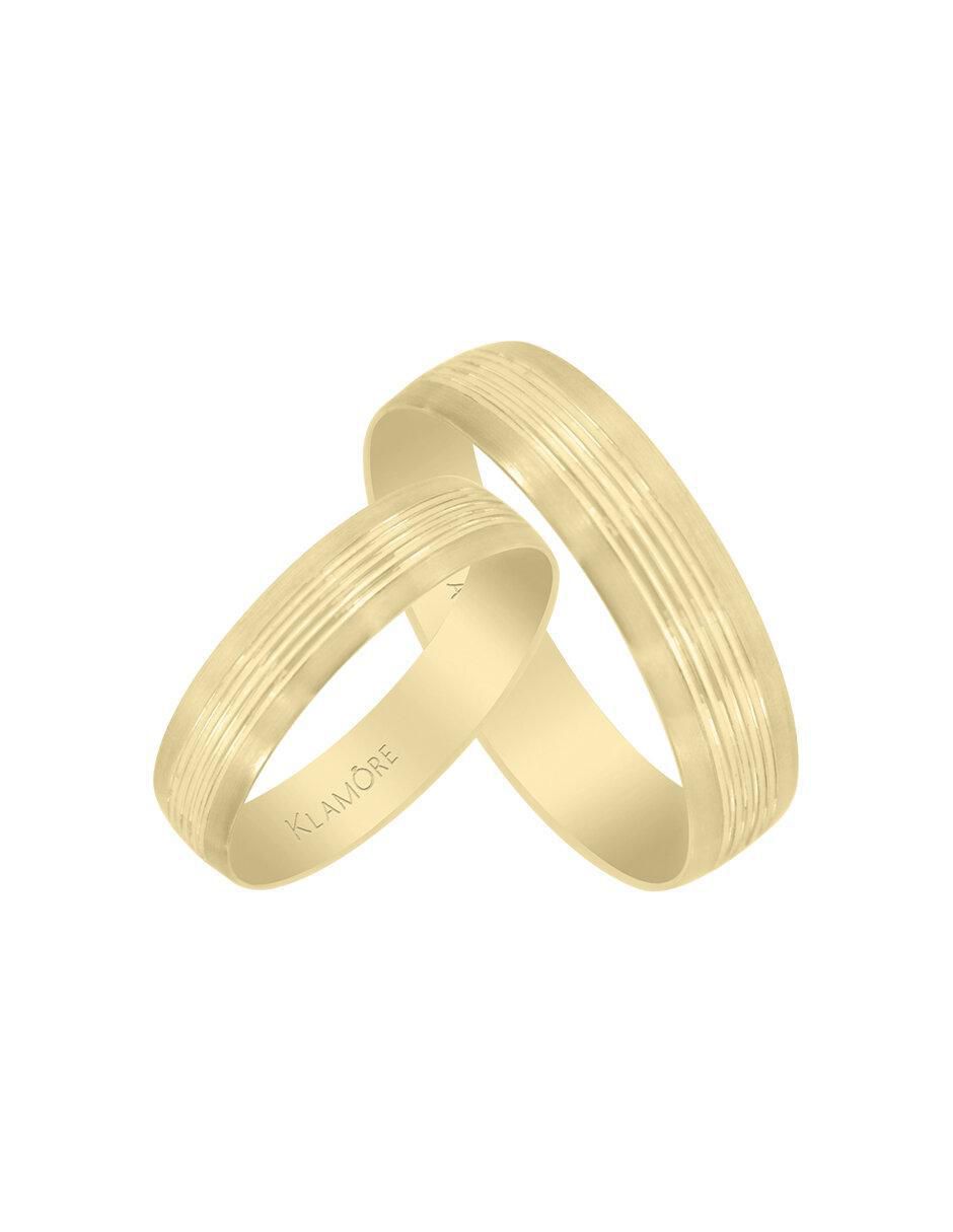 Argolla de oro 14 k Vida 5