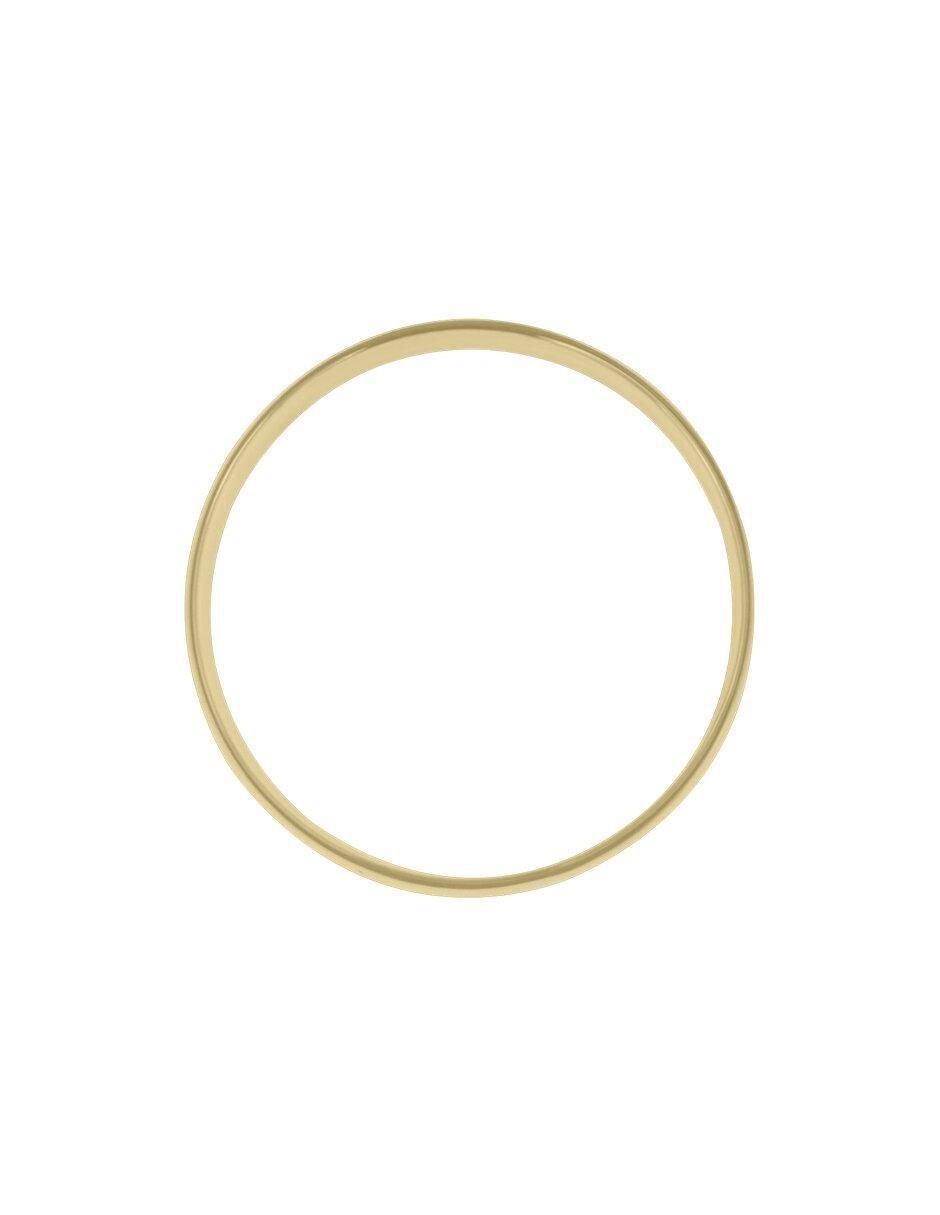 Argolla "de" oro 14 k klamore sin gema