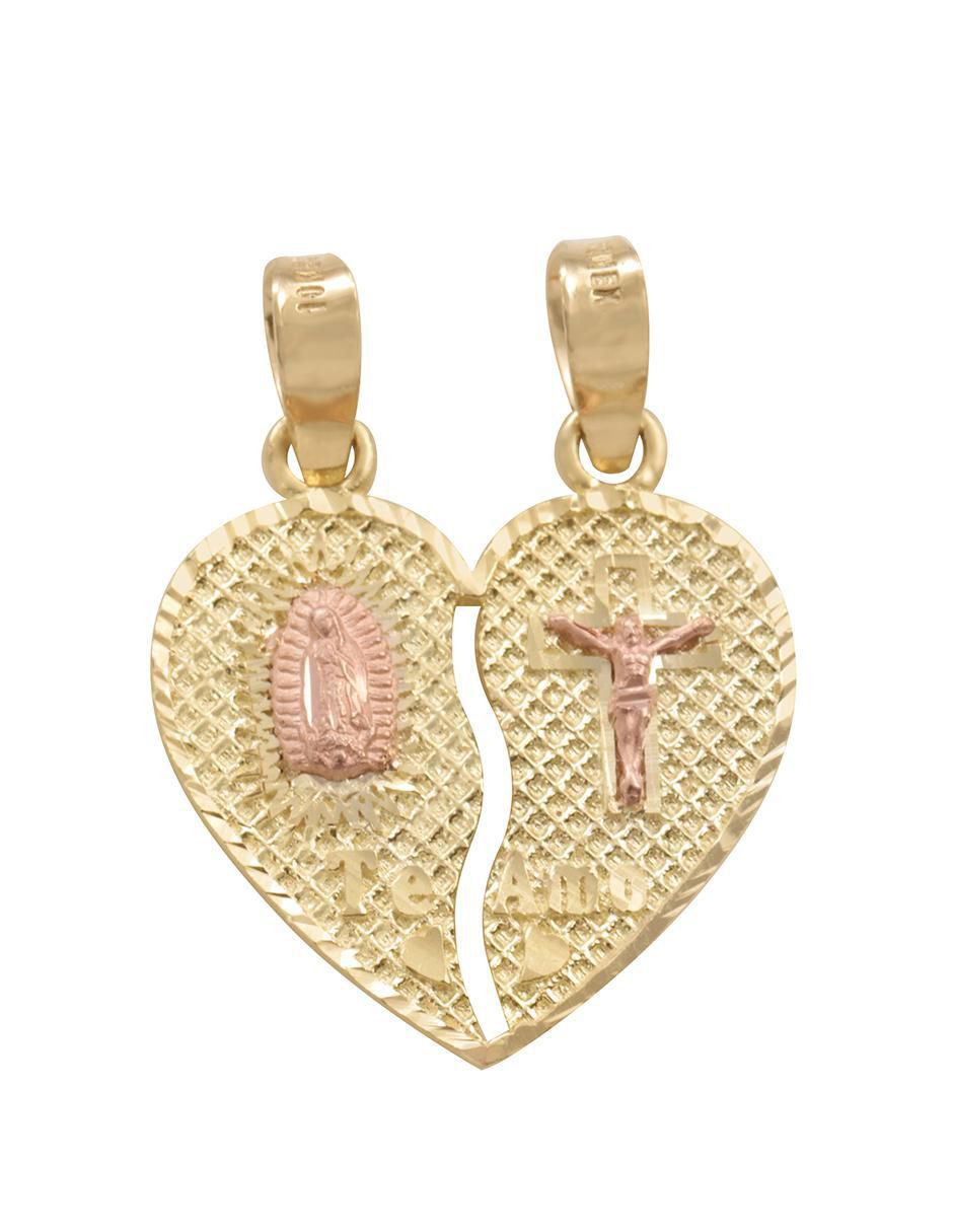 Dije de corazón de oro amarillo 10 K