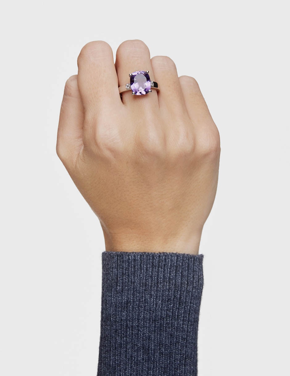Anillo Basic Colors P 925 de plata diamante brillante 6