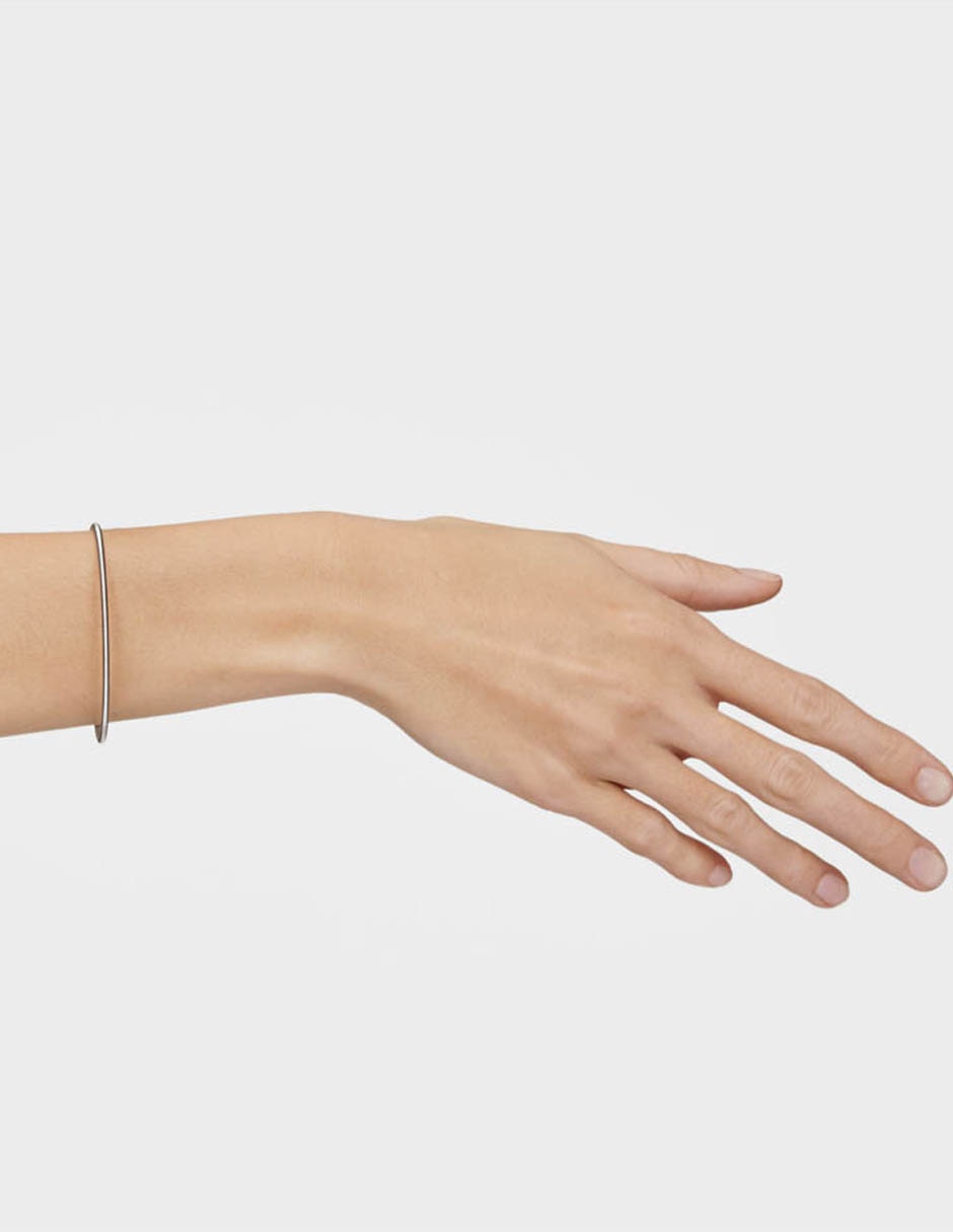 Pulsera Mesh Tube con acabado liso 6