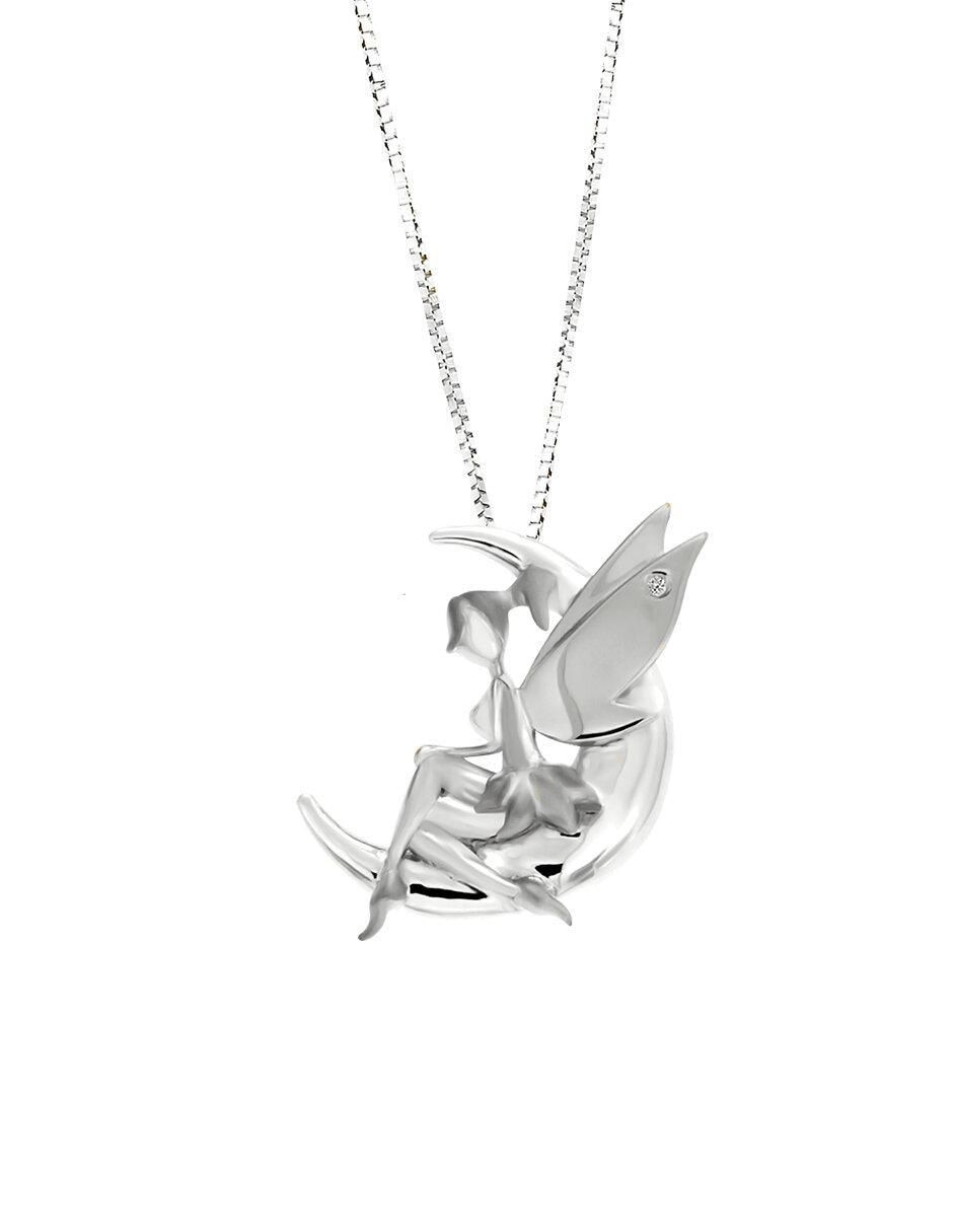 Colgante Y Dije de hada moony de oro 14 K
