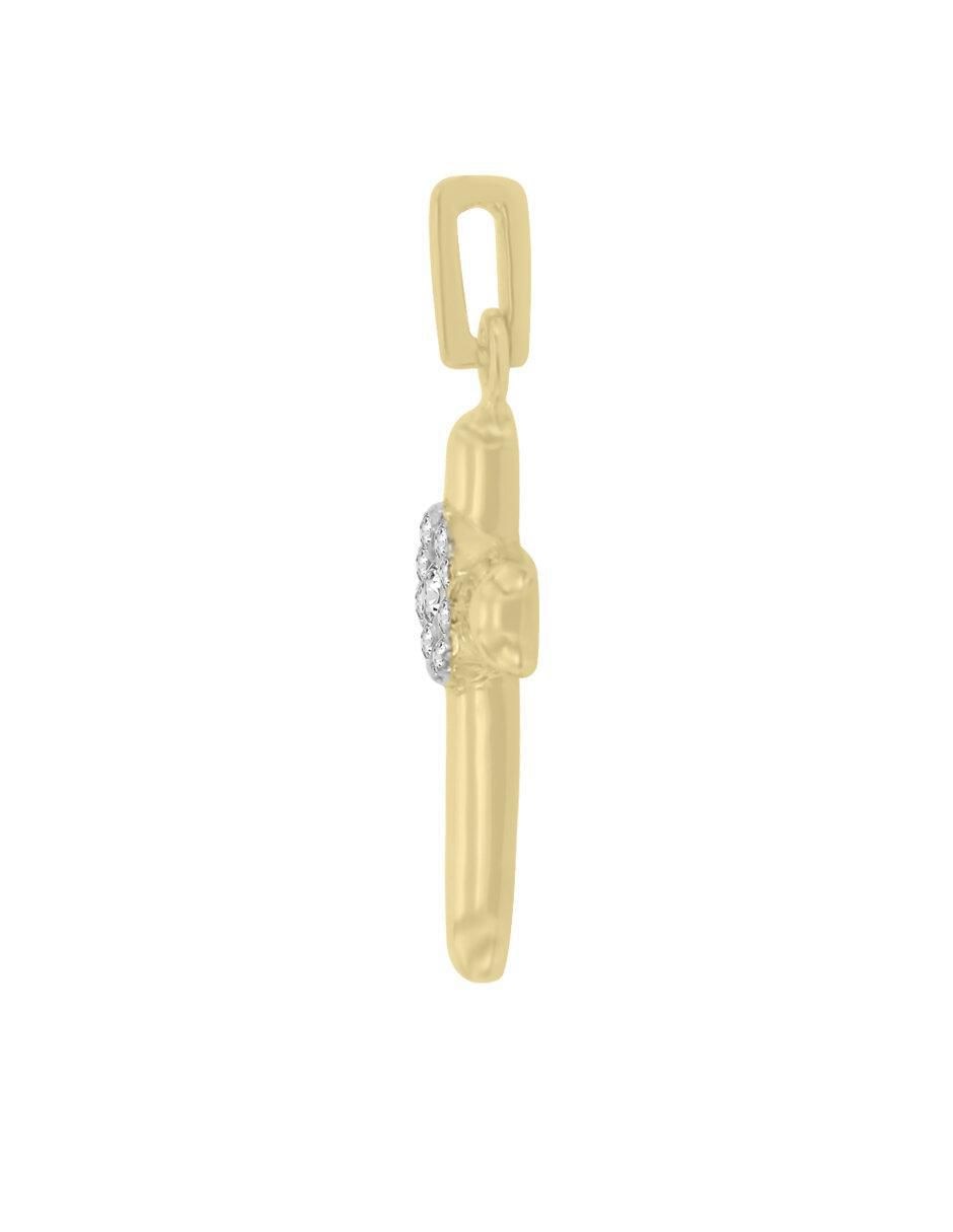 Dije "de" cruz fianelli nydia sin licencia "de" oro 14 k diamante