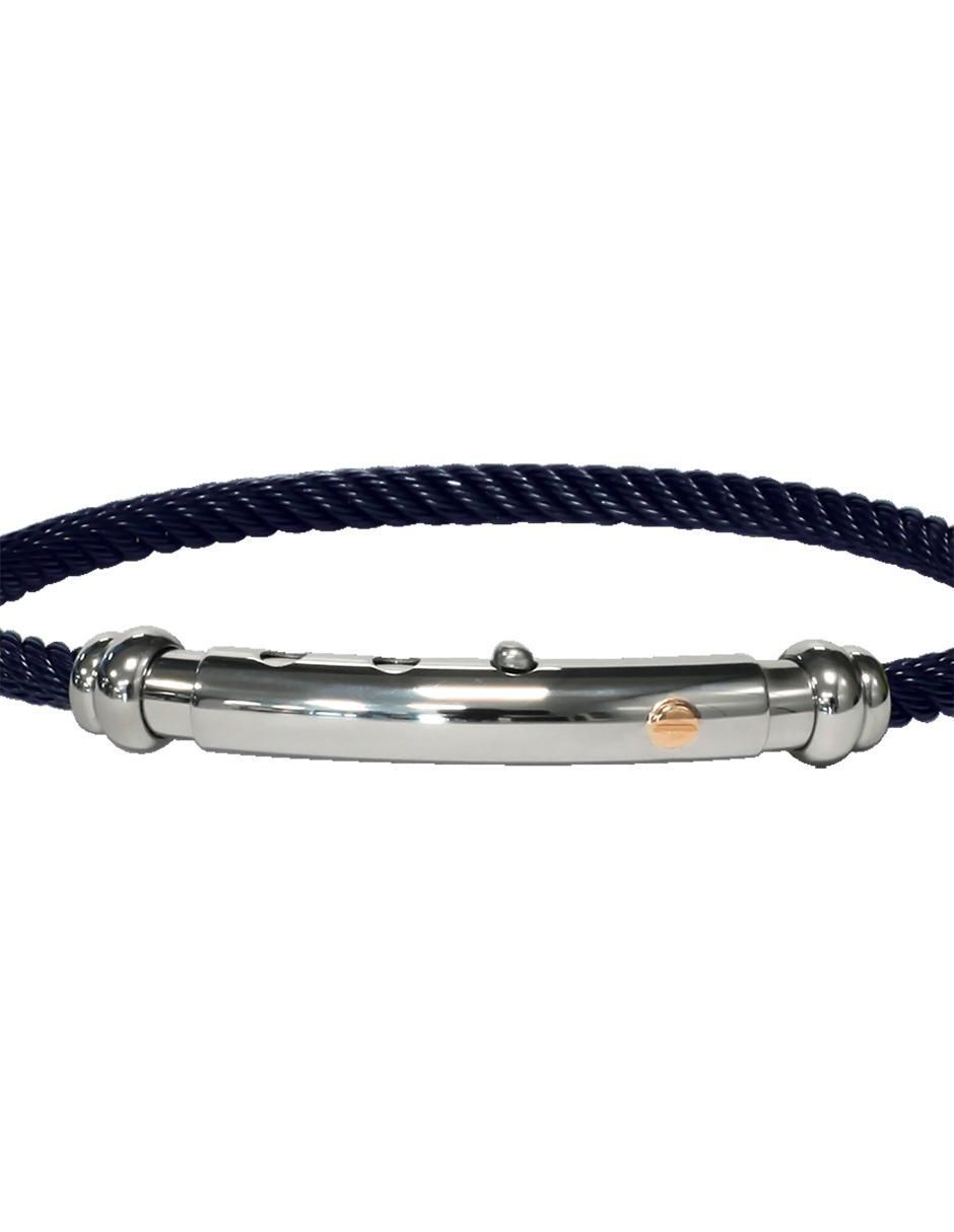 Brazalete klamore "de" acero inoxidable sin kilataje sin familia "con acabado" brillante
