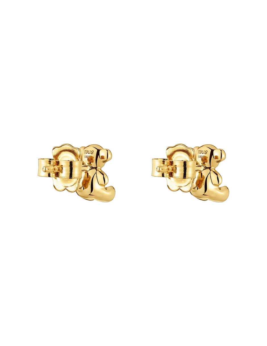 Broqueles de oso Bold Bear de oro P 925 amatista 3