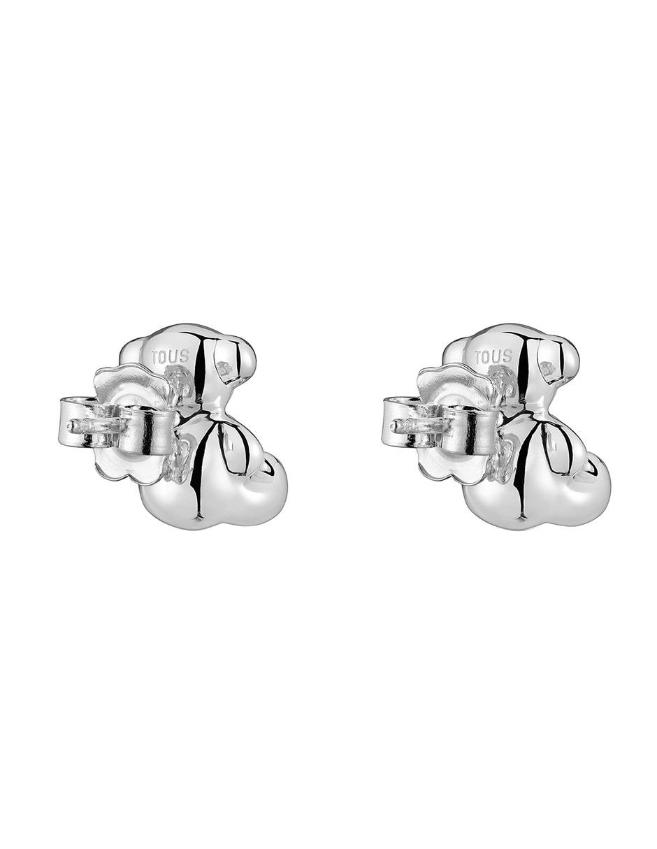 Aretes de oso Bold Bear de plata P 925 con acabado espejo nácar 3
